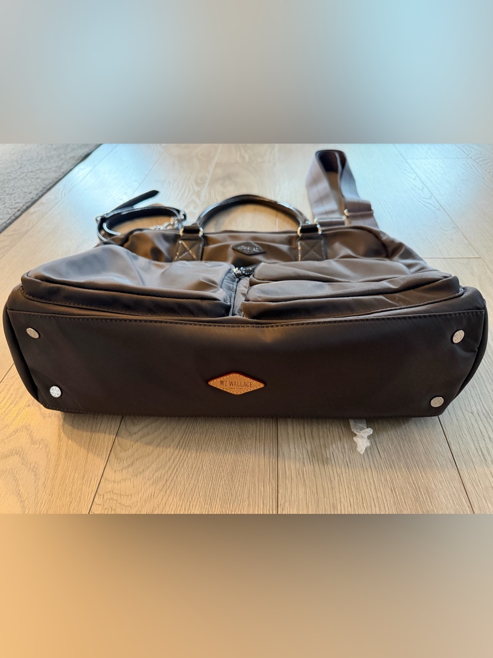 MZ Wallace Gramercy Large Satchel - Magnet/Grey - Picture 3 of 11
